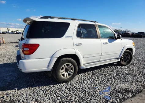2003 Toyota Sequoia Limited из США, поврежденный, VIN 5TDBT48A93S183694